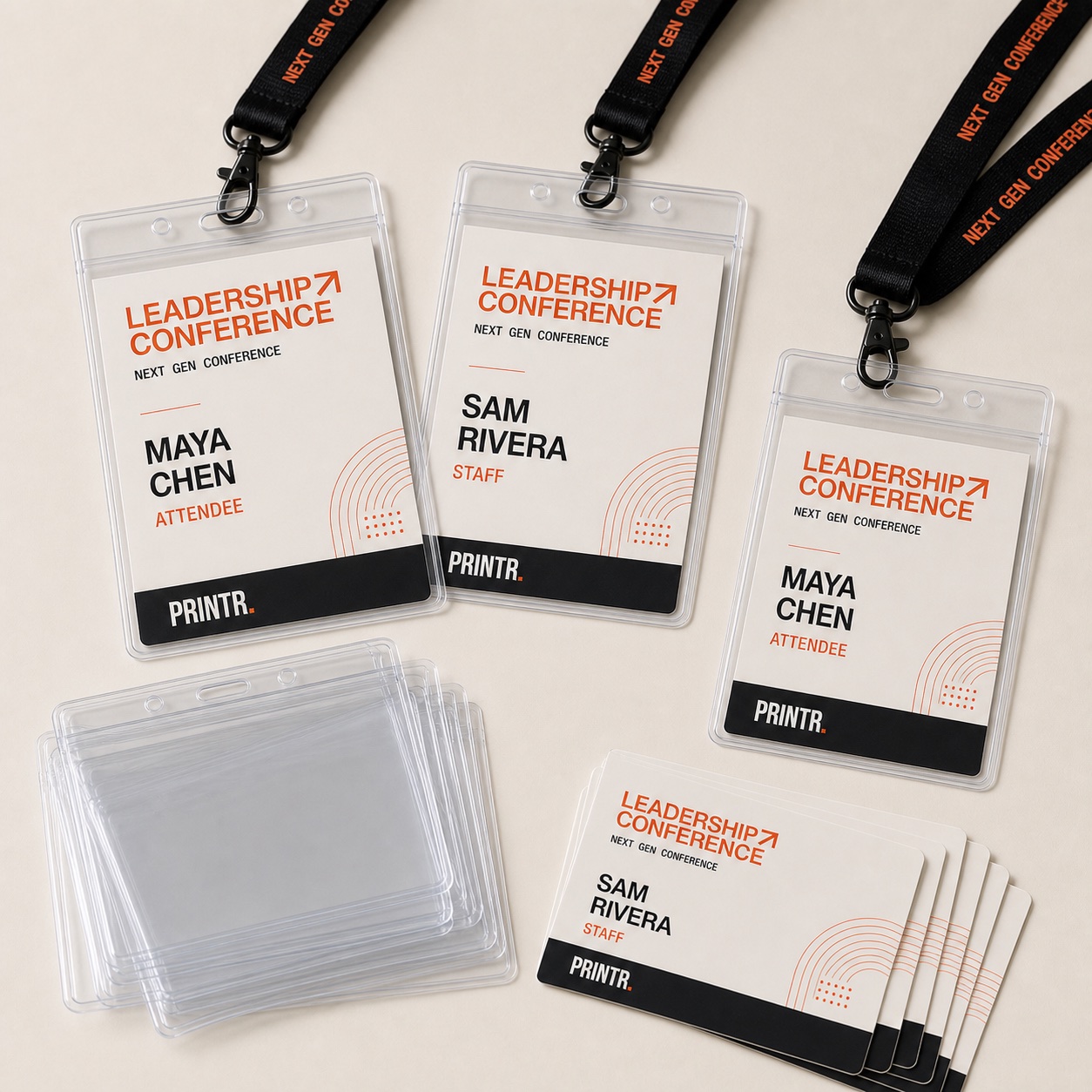 Badge Inserts + Badge Holders — photo 1 of 3