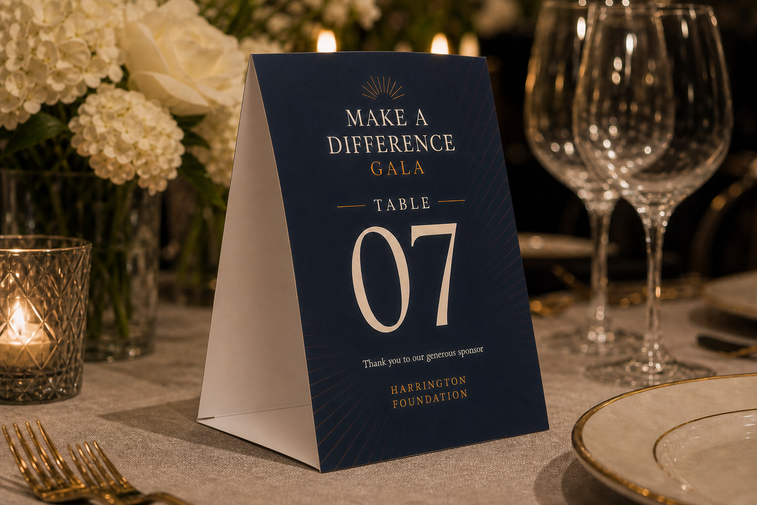 Tent Cards — photo 1 of 3
